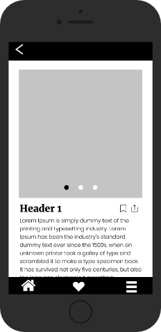 Lo-fi wireframes