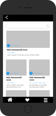 Lo-fi wireframes