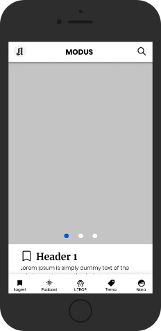 Mid-fi wireframes