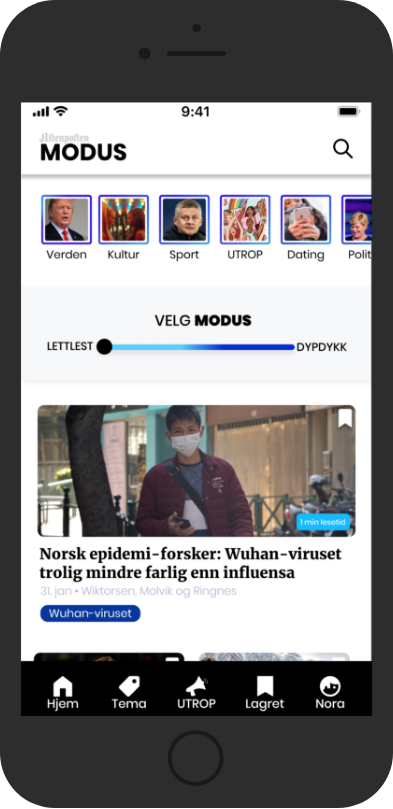 Modus front