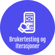 Brukertesting og iterasjoner