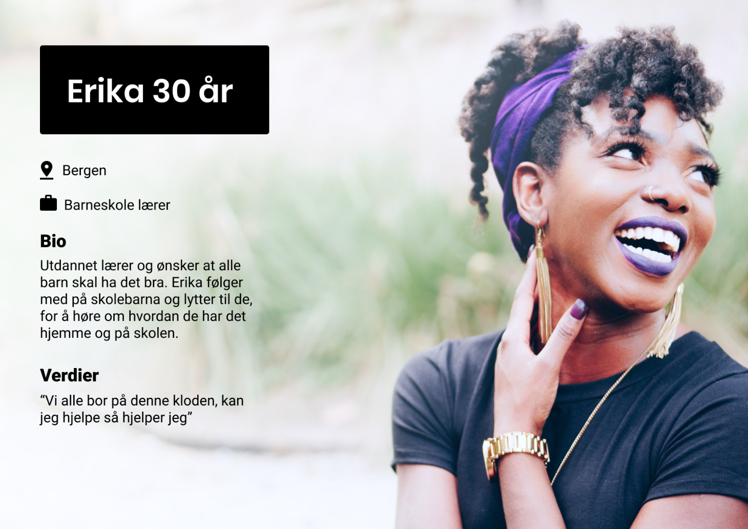 Personas primærmålgruppe