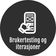 Brukertesting og iterasjoner